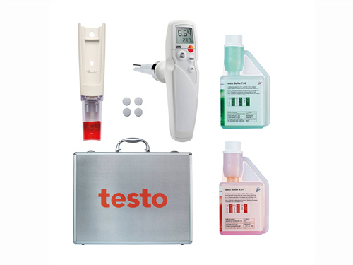 testo205入门级套装-pH酸碱度/温度测量仪用于半固体测量