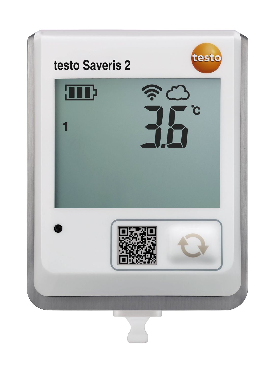 testoSaveris2-T1WiFi温度记录仪-带显示和内置NTC温度探头