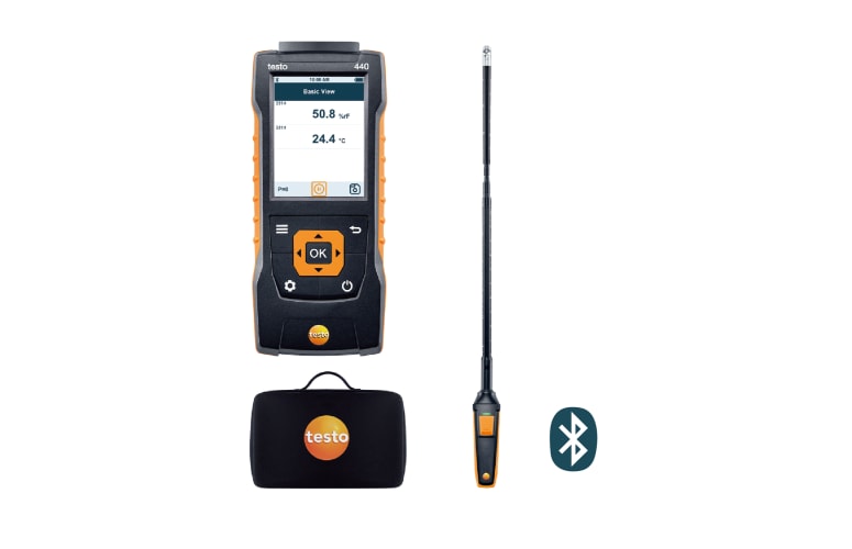 testo 440 16mm 叶轮风速蓝牙连接套装