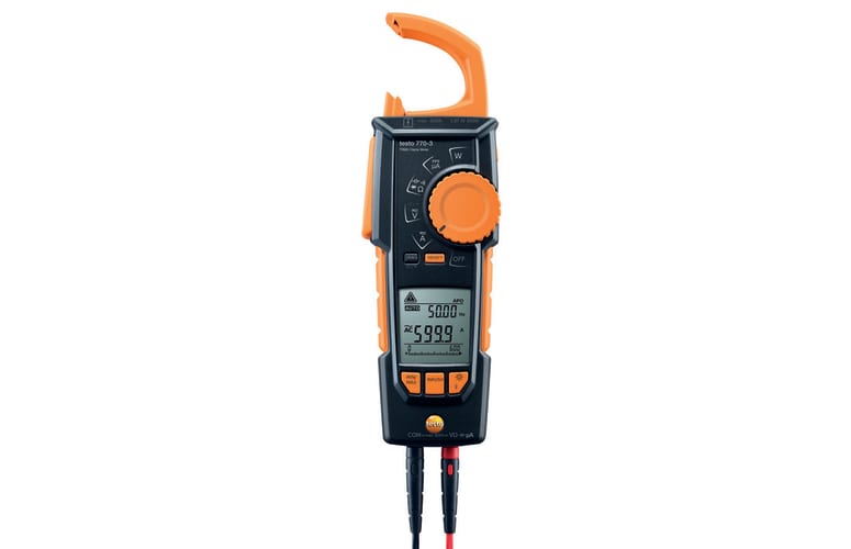 德图 testo 770-3 真有效值交直流钳形表无线蓝牙版本的测量范围