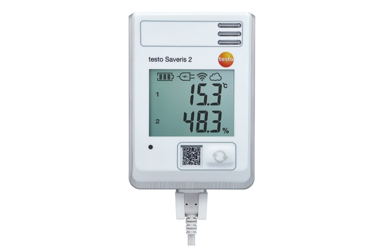 testo Saveris 2-H1 WiFi 温湿度记录仪 - 内置电容式温度